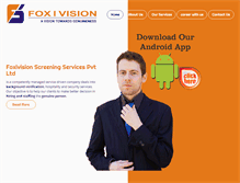 Tablet Screenshot of foxivision.com